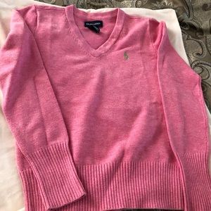 Ralph Lauren pink sweater- new without tags